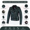 HL10200 Classic MC Leather Jacket with Plain sides - HighwayLeather