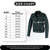 Highway Leather Old School Police Style Motorcycle Leather Jacket HL10205Blk - HighwayLeather