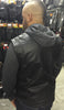 MLM3530 Men's Black Swat Tactical Style Leather Vest Club Patch Accessible Single Panel Back Vest - HighwayLeather