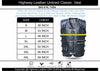 HL11654BLACK Heavy Metal Rocker Biker Waistcoat Motorcycle Leather Vest - HighwayLeather