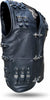 HL11654BLACK Heavy Metal Rocker Biker Waistcoat Motorcycle Leather Vest - HighwayLeather