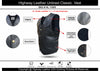 Unlined HL11655BLACK Unlined Side Lace Basic Motorcycle Leather Vest Side Lace - HighwayLeather