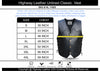 Unlined HL11655BLACK Unlined Side Lace Basic Motorcycle Leather Vest Side Lace - HighwayLeather