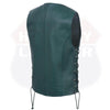 HL14501 Women's Side Lace Leather Vest - The Classic - HighwayLeather