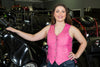HL14501 Women's Side Lace Leather Vest - The Classic - HighwayLeather