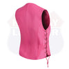 HL14501 Women's Side Lace Leather Vest - The Classic - HighwayLeather