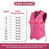 HL14501 HotPink Women's HotPink color side laced Leather Vest with Gun pockets for clubs - HighwayLeather