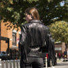 WBL1503 DAISY WOMENS FASHION LEATHER JACKET BLACK - HighwayLeather