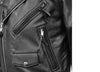 FMM200BMP Plain Side Black Men's Motorcycle Leather Jacket - HighwayLeather