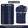 HL21688BLUE Men SOA Denim Blue Vest Club Cut Outlaw Anarchist mc Biker Vest - HighwayLeather