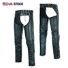 HL12836 Classic Leather Chap Design with Jean Pocket Style