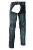 HL12836 Classic Leather Chap Design with Jean Pocket - HighwayLeather