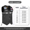 HL3540AIRFORCE Black Men's Genuine Leather 10 Pockets Motorcycle Biker Vest ANARCHY Black SOA - HighwayLeather