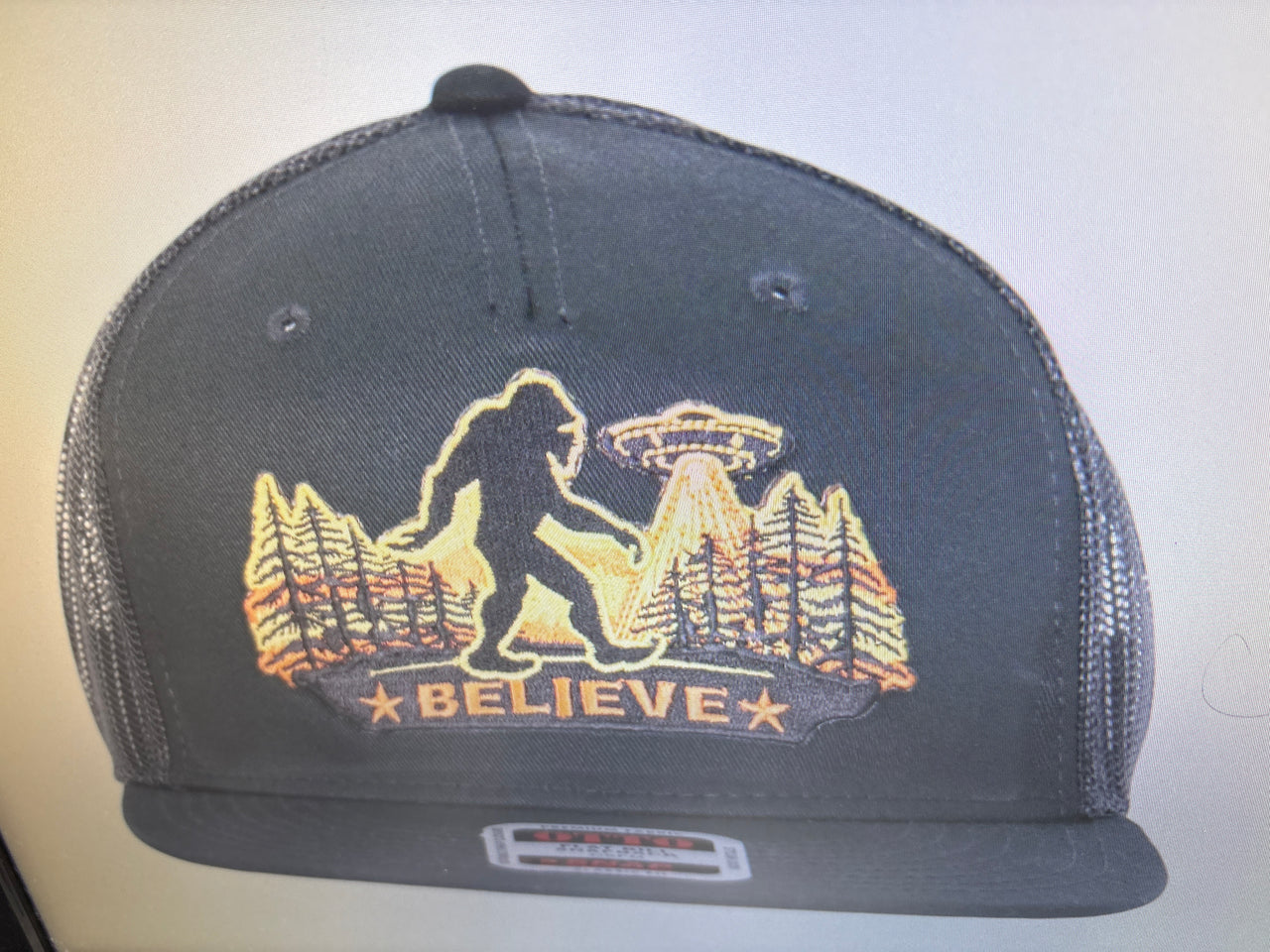 Black Believe Bigfoot Snapback Hat GSH2029 - HighwayLeather