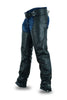 HL12836 Classic Leather Chap Design with Jean Pocket - HighwayLeather