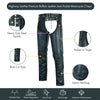 HL12836 Classic Leather Chap Design with Jean Pocket Style