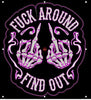 ML188043 Fuck Around Find out Large Patch - HighwayLeather