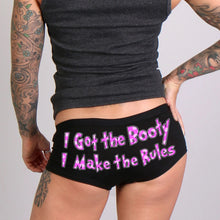 PTB7474 I Got The Booty I Make The Rules Boy Shorts - HighwayLeather