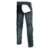 HL12836 Classic Leather Chap Design with Jean Pocket Style