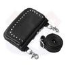 "HL80151STUD Women's Black Studded Hip Bag – Trendy & Edgy Accessory" - HighwayLeather