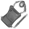 GRAY HL80199GREY Thigh Bag for Motorcycle - HighwayLeather