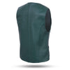 HL14500 HUNTER GREEN Ladies Women soft leather biker motorcycle vest black concealed carry - HighwayLeather