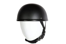 H505-11 EZ Rider Novelty Flat Black Helmet With Y-Strap & Q-Release - HighwayLeather