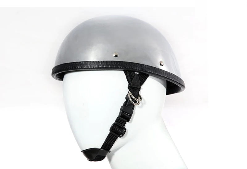 HC101-11 NOVELTY EAGLE CHROME HELMET - SHINY NON- DOT - HighwayLeather