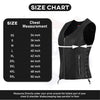 HL14855SPT Black Women's Side Lace Front Zipper leather motorcycle Vest - HighwayLeather