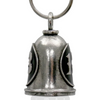 MLB9064 13 Bell Motorcycle Good Luck Bell w/ Key Ring-Key Chain Accessory for Bikers - HighwayLeather