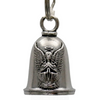Milwaukee Leather MLB9067 Angel Motorcycle Good Luck Bell w/ Key Ring-Key Chain Accessory for Bikers - HighwayLeather
