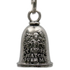 MLB9069 Angel Over Me Motorcycle Good Luck Bell w/ Key Ring-Key Chain Accessory for Bikers - HighwayLeather