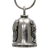 MLB9071 Assassin Motorcycle Good Luck Bell w/ Key Ring-Key Chain Accessory for Bikers - HighwayLeather