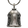 MLB9075 Biker Grandma Motorcycle Good Luck Bell w/ Key Ring-Key Chain Accessory for Bikers - HighwayLeather