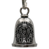 MLB9074 Biker Dad Motorcycle Good Luck Bell w/ Key Ring-Key Chain Accessory for Bikers - HighwayLeather