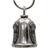 MLB9074 Biker Dad Motorcycle Good Luck Bell w/ Key Ring-Key Chain Accessory for Bikers - HighwayLeather