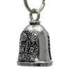 MLB9076 Biker Grandpa Motorcycle Good Luck Bell w/ Key Ring-Key Chain Accessory for Bikers - HighwayLeather