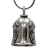 MLB9076 Biker Grandpa Motorcycle Good Luck Bell w/ Key Ring-Key Chain Accessory for Bikers - HighwayLeather