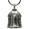 MLB9077 Biker Mom Motorcycle Good Luck Bell w/ Key Ring-Key Chain Accessory for Bikers - HighwayLeather