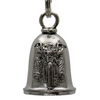MLB9078 Black Light Rider Motorcycle Good Luck Bell w/ Key Ring-Key Chain Accessory for Bikers - HighwayLeather