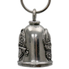 MLB9079 Bobber Monster Head Motorcycle Good Luck Bell w/ Key Ring-Key Chain Accessory for Bikers - HighwayLeather