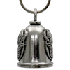MLB9081 Buffalo Crazy Motorcycle Good Luck Bell w/ Key Ring-Key Chain Accessory for Bikers - HighwayLeather