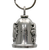 MLB9082 Bulldog Motorcycle Good Luck Bell w/ Key Ring-Key Chain Accessory for Bikers - HighwayLeather
