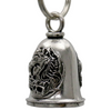 MLB9083 Buzzard Motorcycle Good Luck Bell w/ Key Ring-Key Chain Accessory for Bikers - HighwayLeather