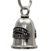 MLB9084 Cant' Buy Brotherhood Motorcycle Good Luck Bell w/ Key Ring-Key Chain Accessory for Bikers - HighwayLeather