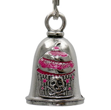 MLB9088 Cupcake Motorcycle Good Luck Bell w/ Key Ring-Key Chain Accessory for Bikers - HighwayLeather
