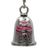 MLB9088 Cupcake Motorcycle Good Luck Bell w/ Key Ring-Key Chain Accessory for Bikers - HighwayLeather