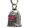 MLB9088 Cupcake Motorcycle Good Luck Bell w/ Key Ring-Key Chain Accessory for Bikers - HighwayLeather