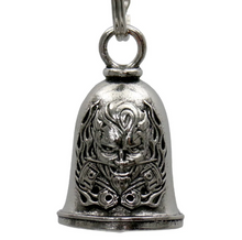 MLB9091 Devil Motorcycle Good Luck Bell w/ Key Ring-Key Chain Accessory for Bikers - HighwayLeather