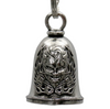 MLB9091 Devil Motorcycle Good Luck Bell w/ Key Ring-Key Chain Accessory for Bikers - HighwayLeather